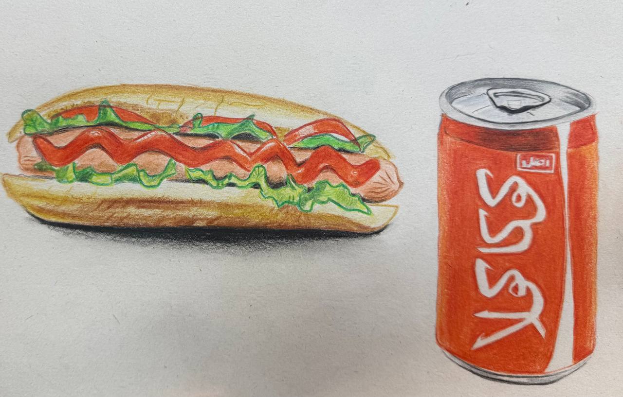 آموزش نقاشی سیاه قلم سپیده پاشاپور